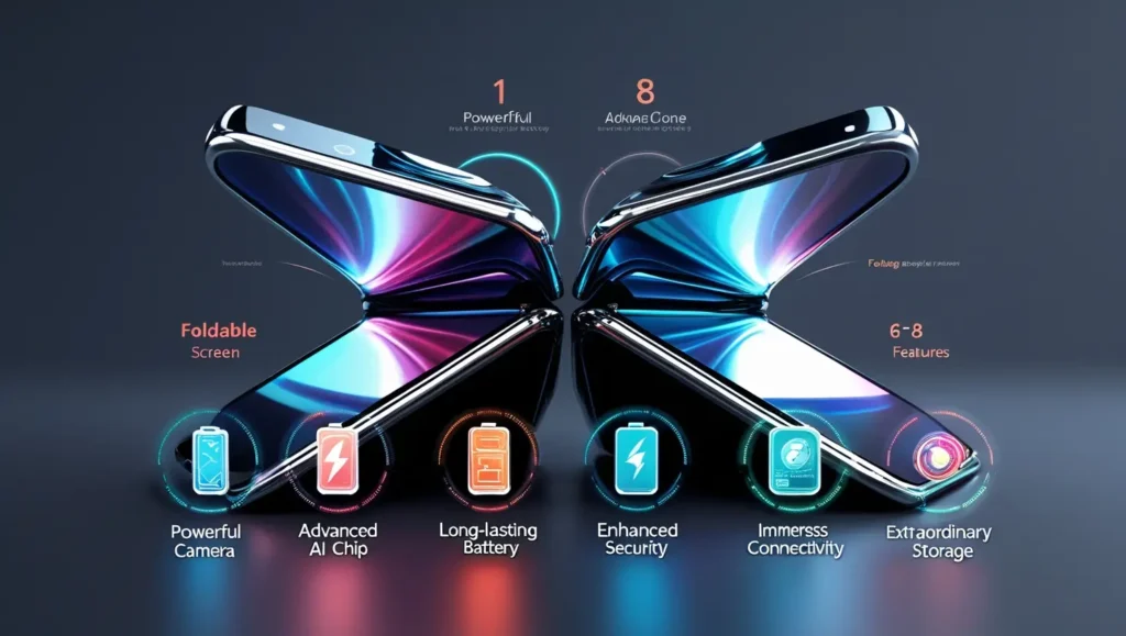 8 Fitur Canggih yang Ada di Smartphone Lipat